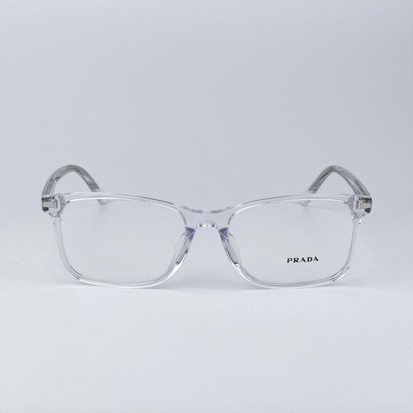 Prada PR14WVF 2AZ1O1 Women BRAND NEW Eyeglasses Crystal Square - Picture 1 of 11
